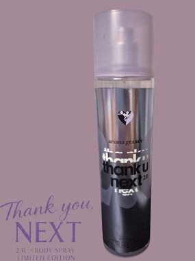Ariana Grande Purple Iridescent Thank U, Next 2.0 Body Spray
